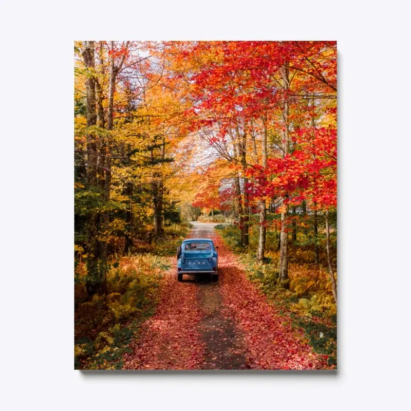 Red Road Canvas Print