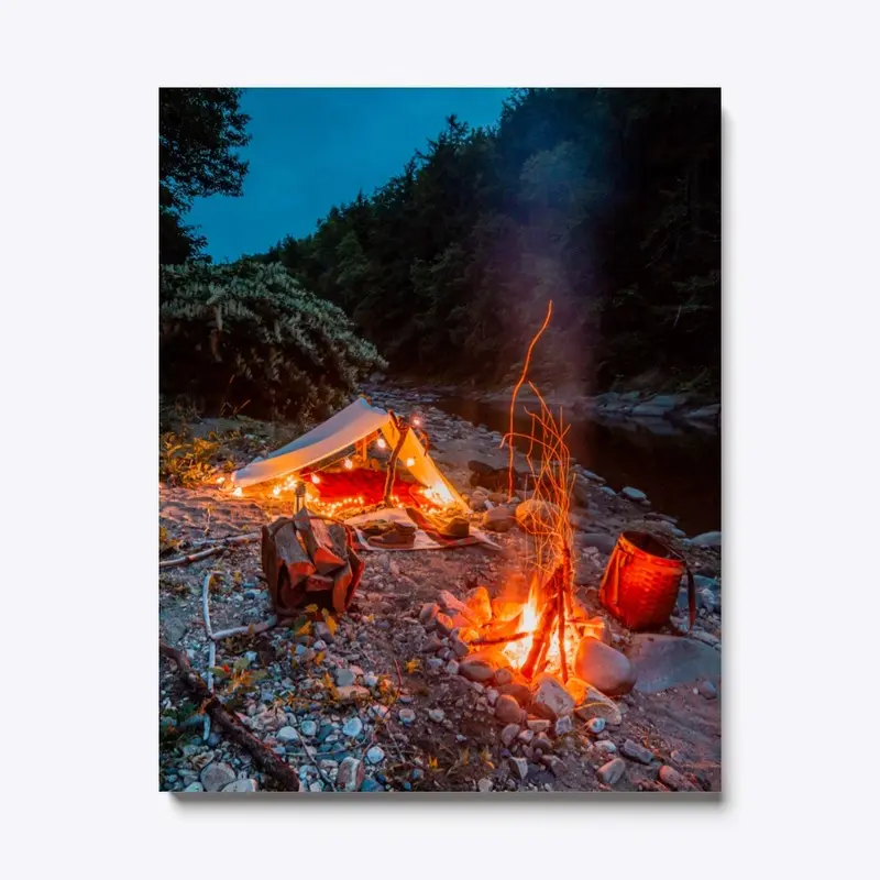 Fire Star Bend Canvas