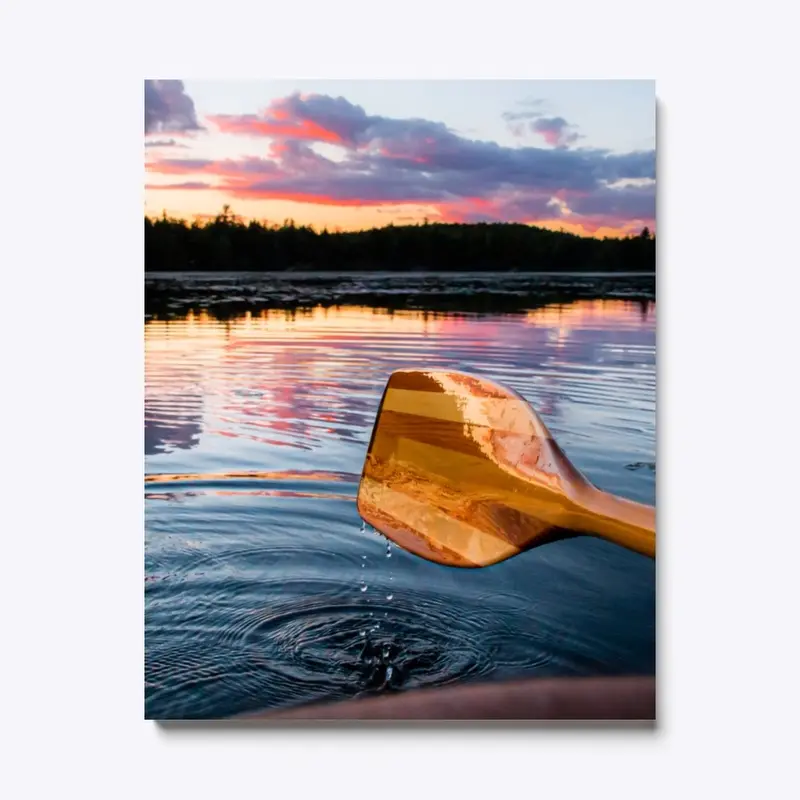 Peaceful Paddle Canvas