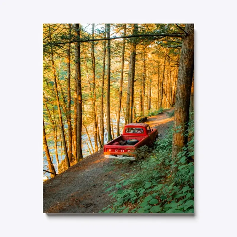 Golden Backroads Canvas